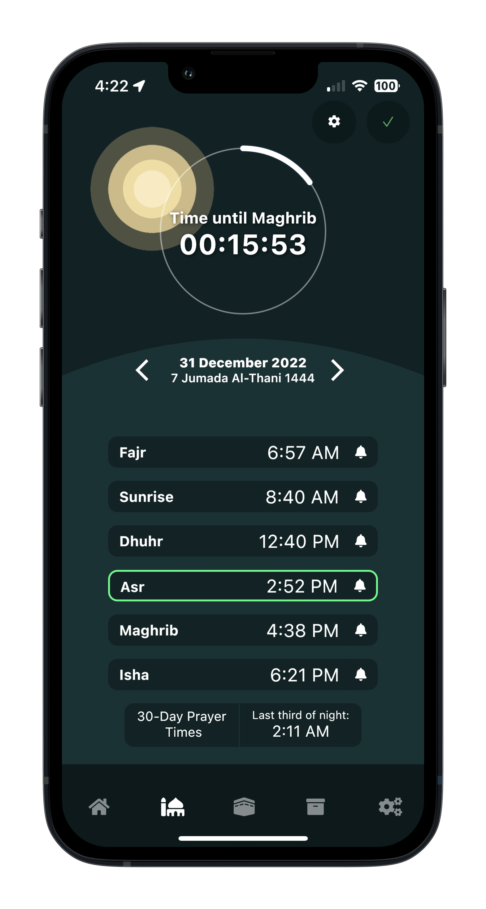 image of prayer time