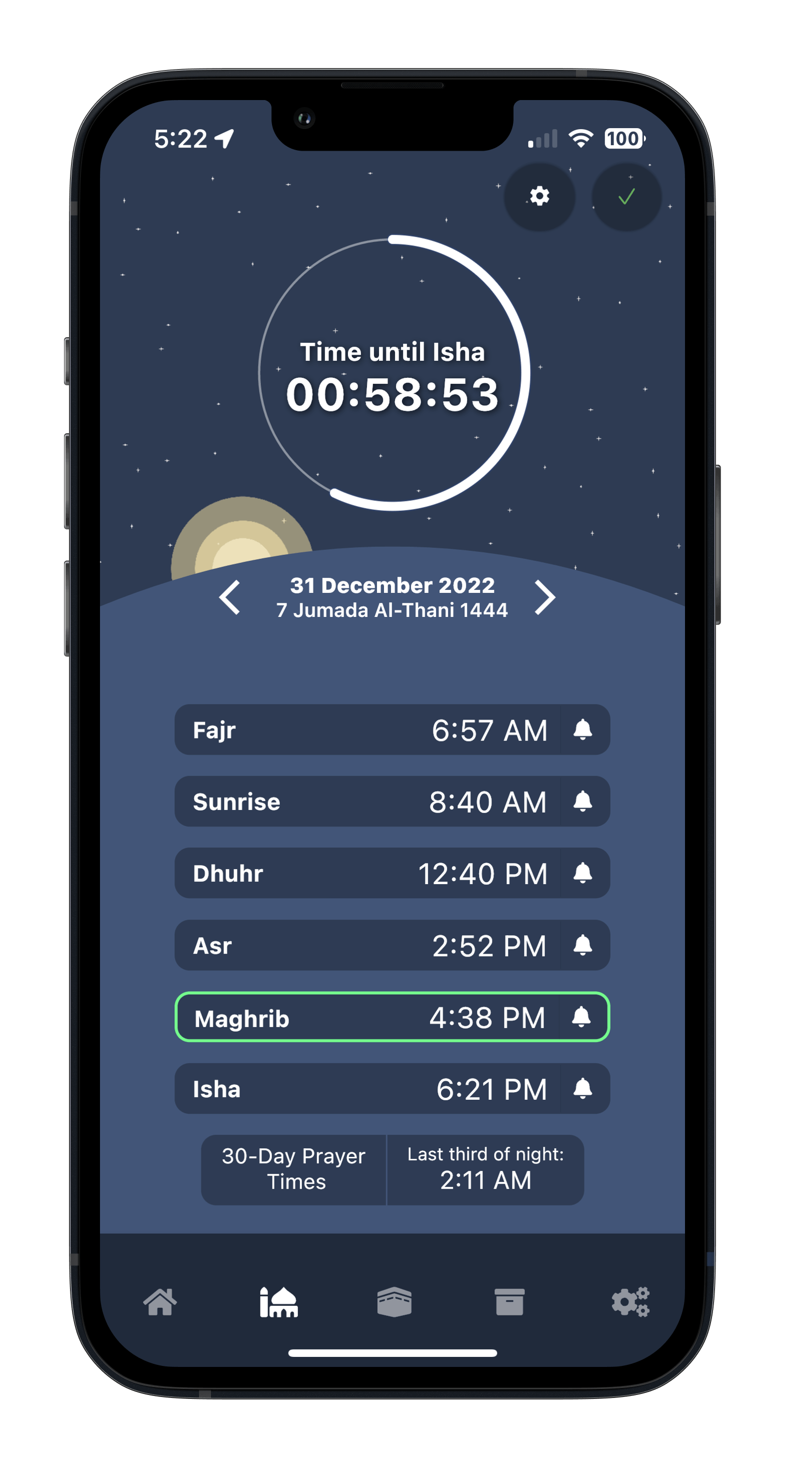 image of prayer time